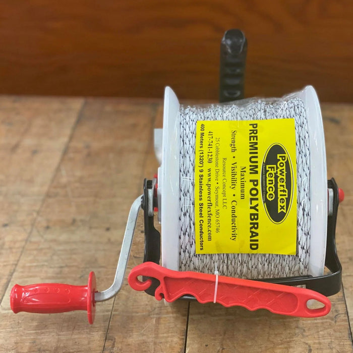 Pre-wound Taragate Geared Reel (TGR) with Premium STAINLESS Polybraid (PBS4)