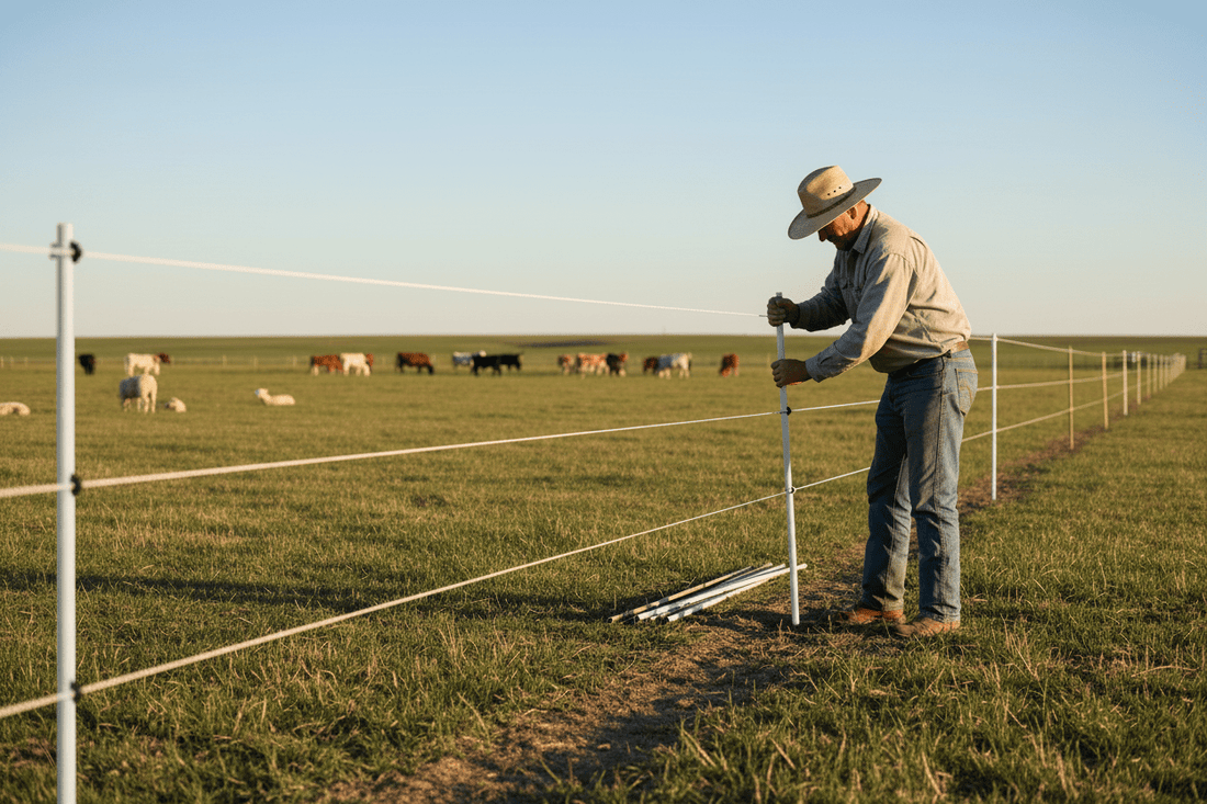 Portable Electric Fence: The Complete Setup for Rotational Grazing - Powerflex