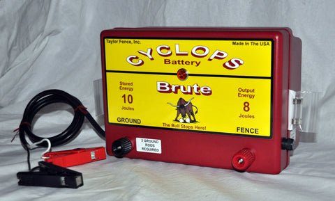 Cyclops BRUTE Battery 8 Joule DC Energizer