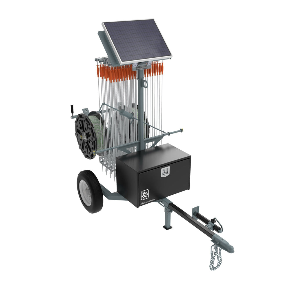 Range Ward Bison Razer Grazer — detail of dual-drive reel system