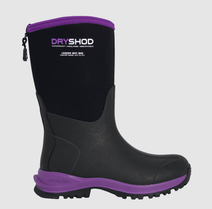 Dryshod - Women's Legend MXT Mid Boots - Purple - Powerflex