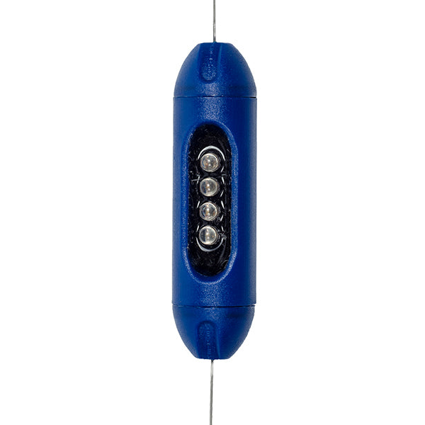 Strainrite Fence Flasher – Stainless Blue