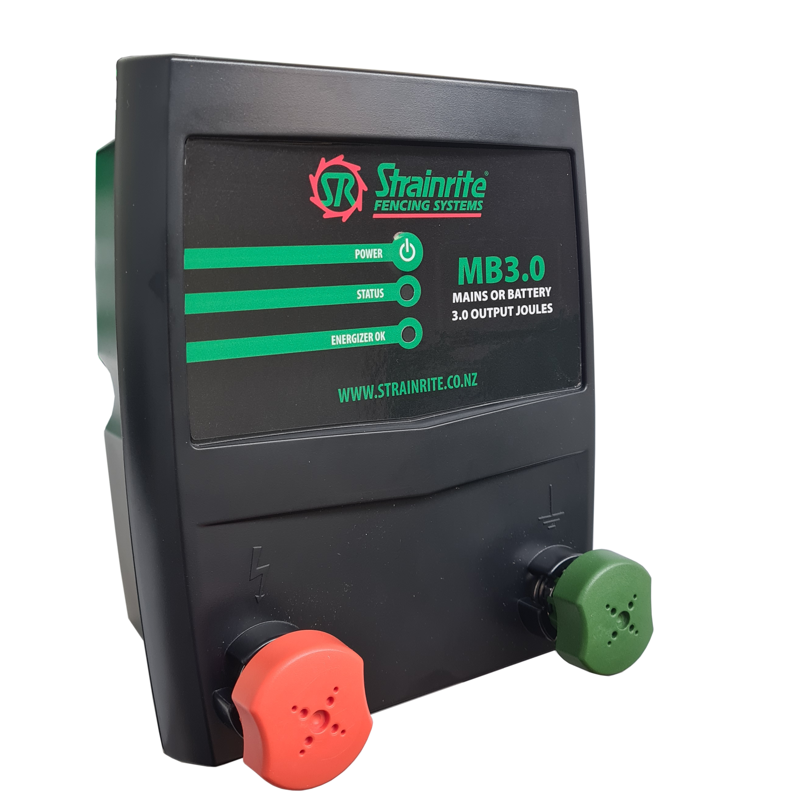 Strainrite MB3 IP Energizer — 3.0 Joule, Mains or Battery
