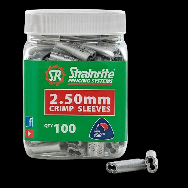 Strainrite - 100pk Crimp - 12 1/2 gauge