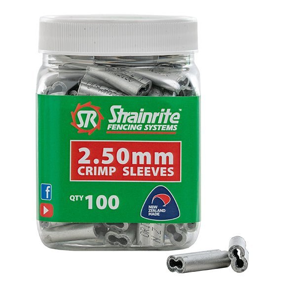 Strainrite - 100pk Crimp - 12 1/2 gauge