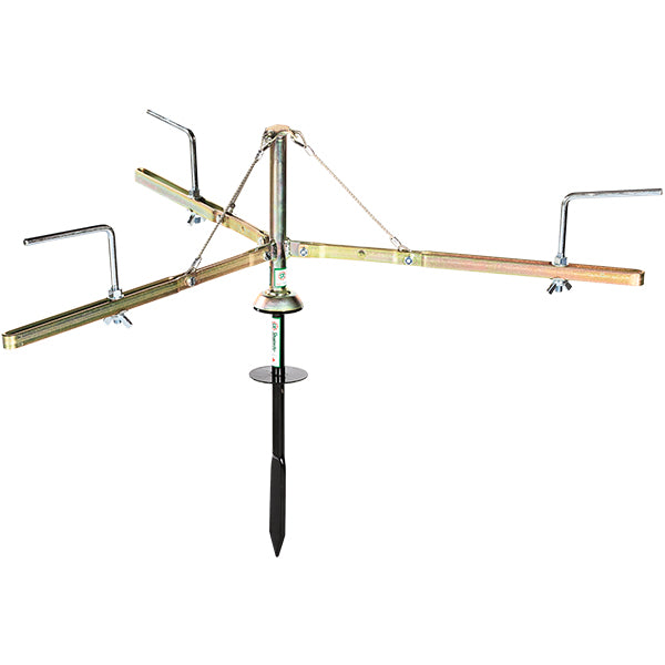 Strainrite Adjustable 3 Arm Folding Wire Jenny with Spike