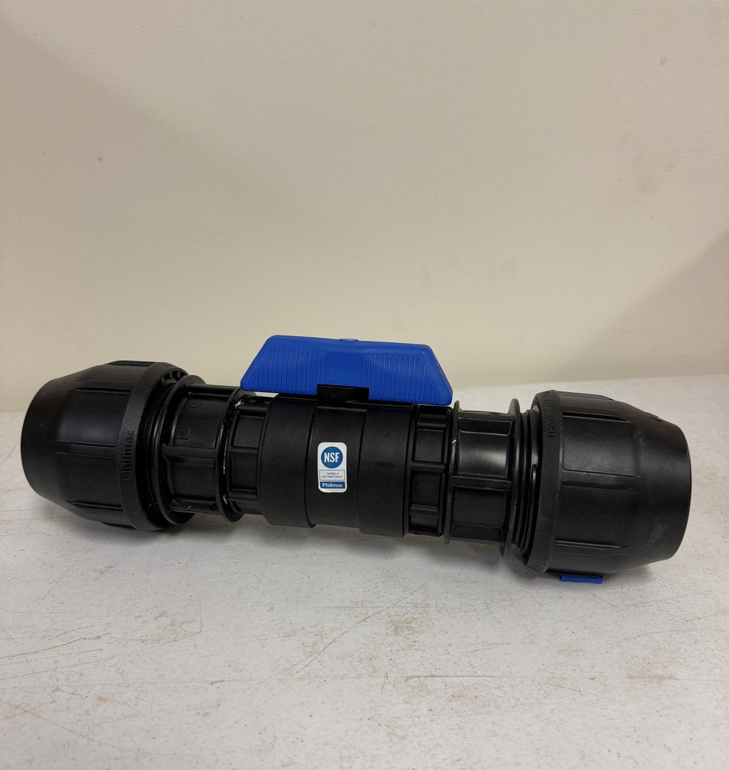 Philmac Shut Off Ball Valve Tee Handle IPS - OD - Powerflex