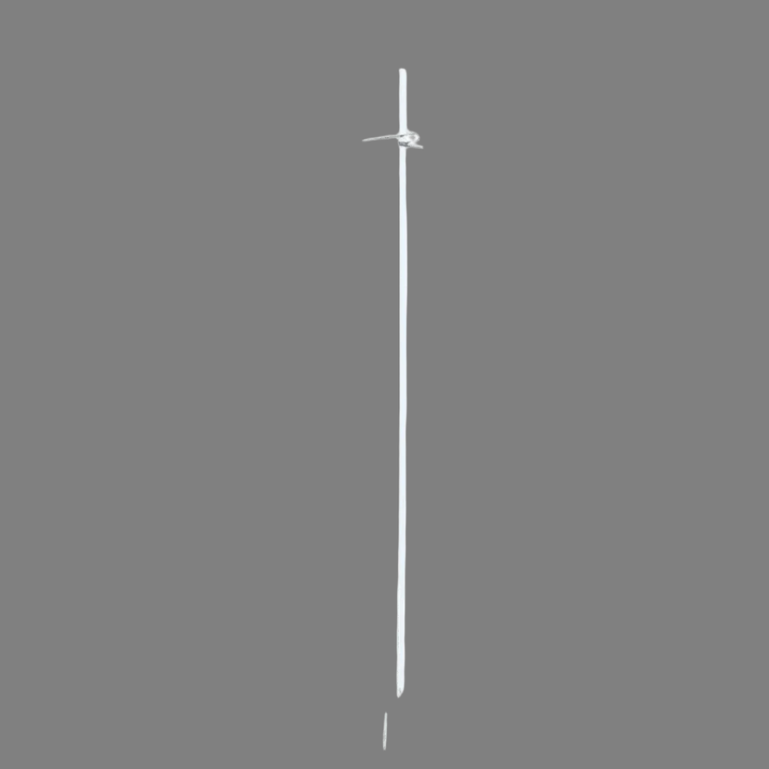 SunGuard Pointed Fiberglass Post, Undrilled