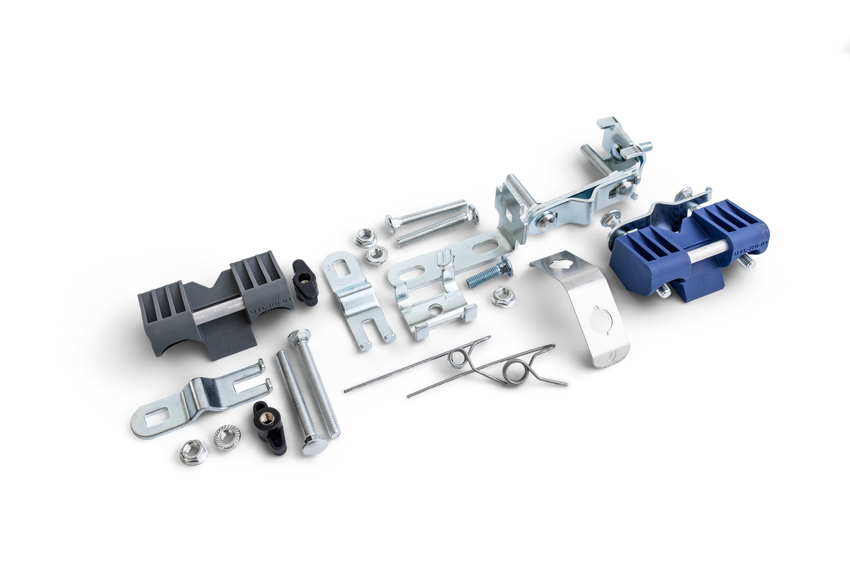 Utilizer replacement gate chain latch for round gate pipe