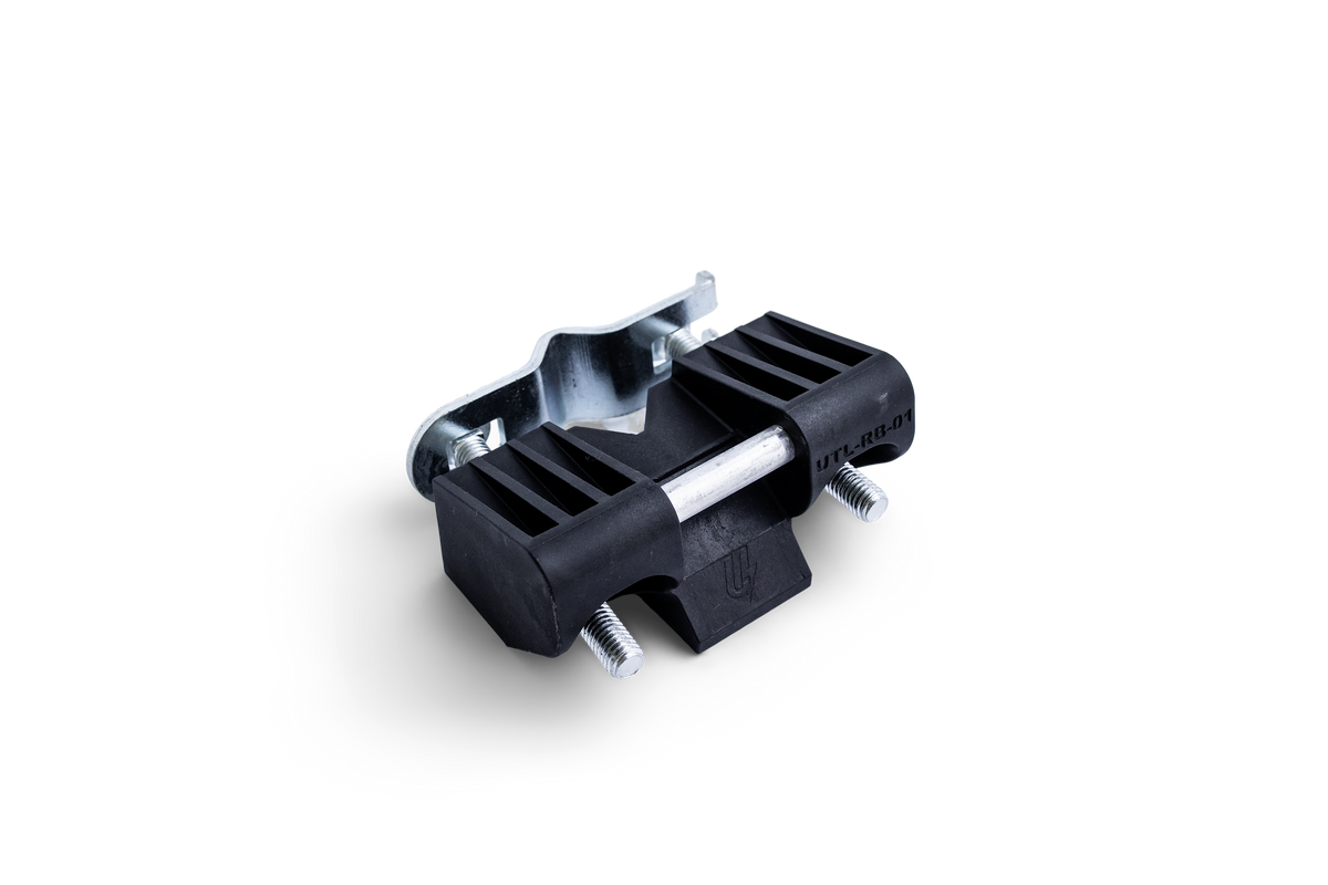 Utilizer black poly wire reel holder for electric fence