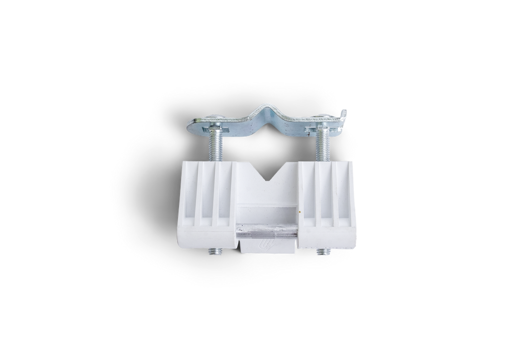 Utilizer white poly wire reel holder for electric fence