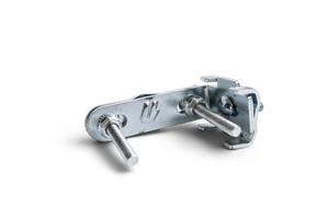 Utilizer T-post stand-off bracket for electric fence