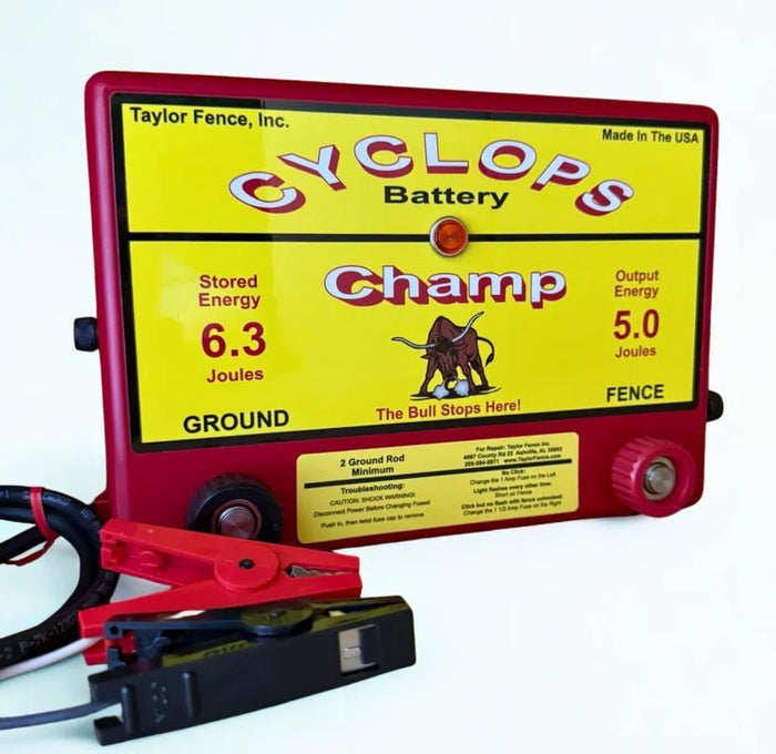 Cyclops CHAMP Battery 5 Joule DC Energizer