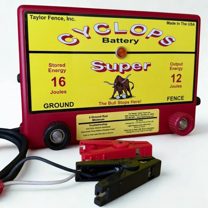 Cyclops SUPER Battery 12 Joule DC Energizer