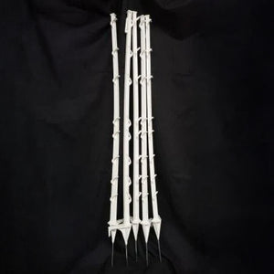 FenceGard Tread -In Post, White