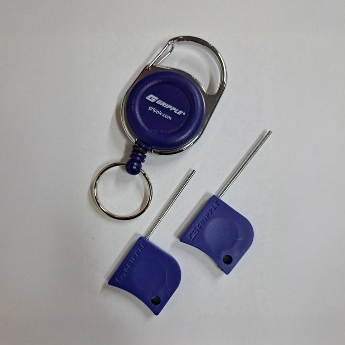 2pc - Gripple Release Key with Keyring