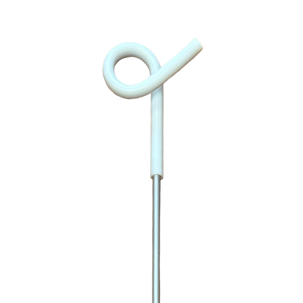 Powerflex Pig Tail Step-In Post white loop top
