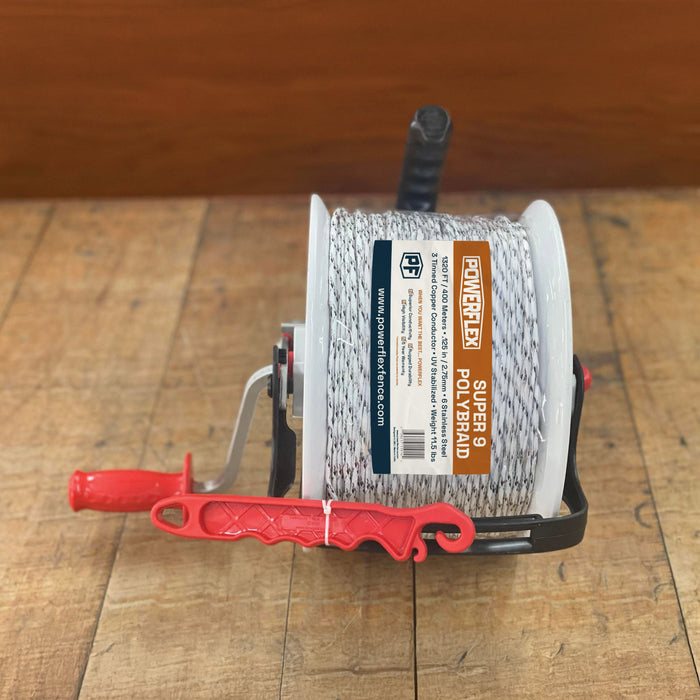 Pre - wound Taragate Geared Reel (TGR) with Super 9 Polybraid (PBSC4) - Powerflex