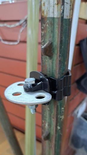 Gate Actuator 3 - hole - Steel post - Powerflex