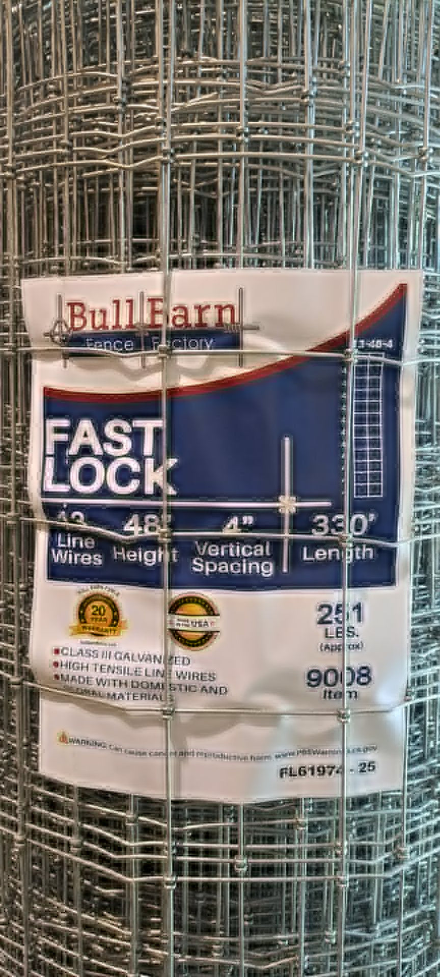 Fast Lock Hi-Tensile Woven Wire 13/48/4 330ft | Powerflex