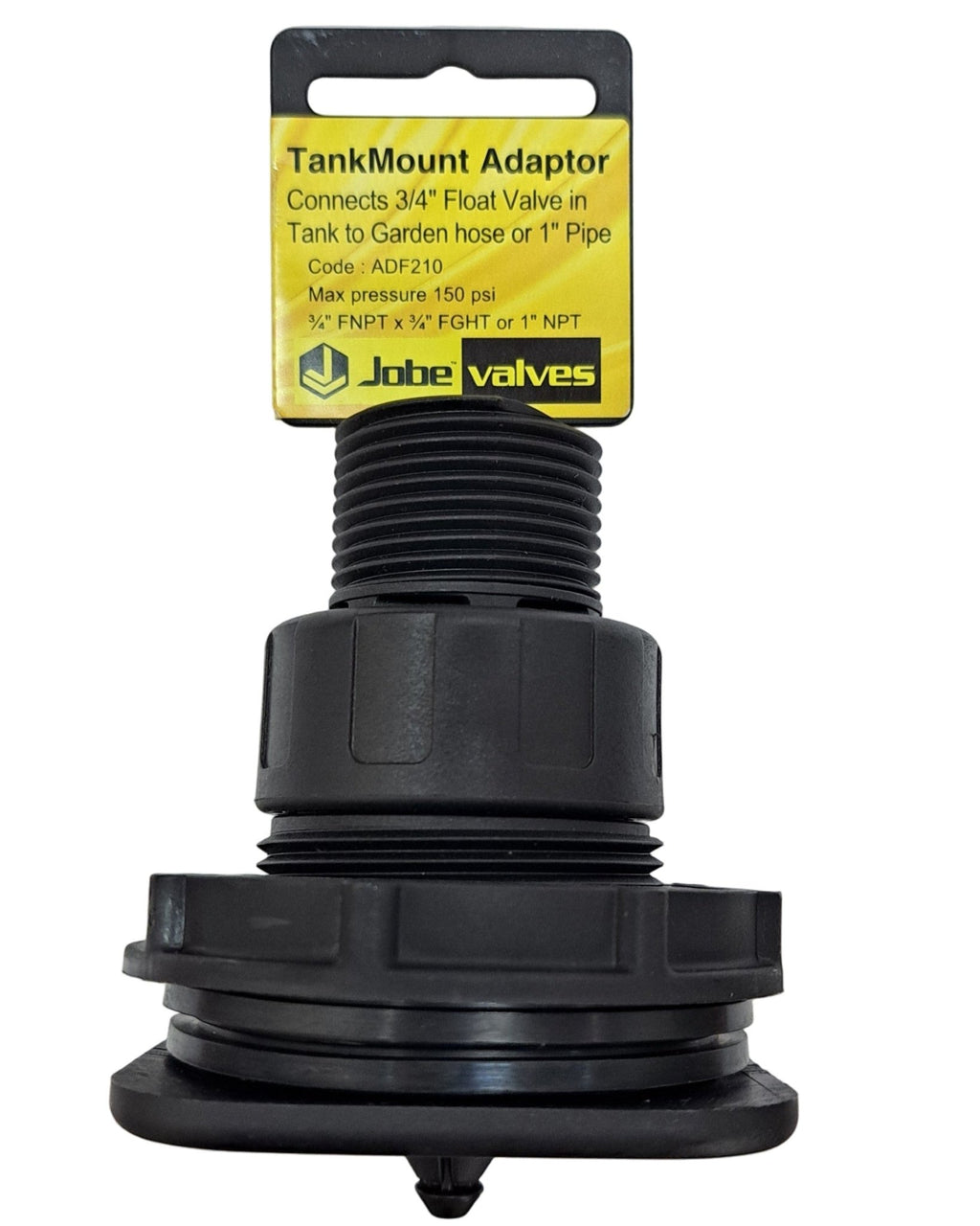 Jobe Valve Tank Mount Adaptor 3/4'' FNPT x 3/4'' FGHT - Powerflex