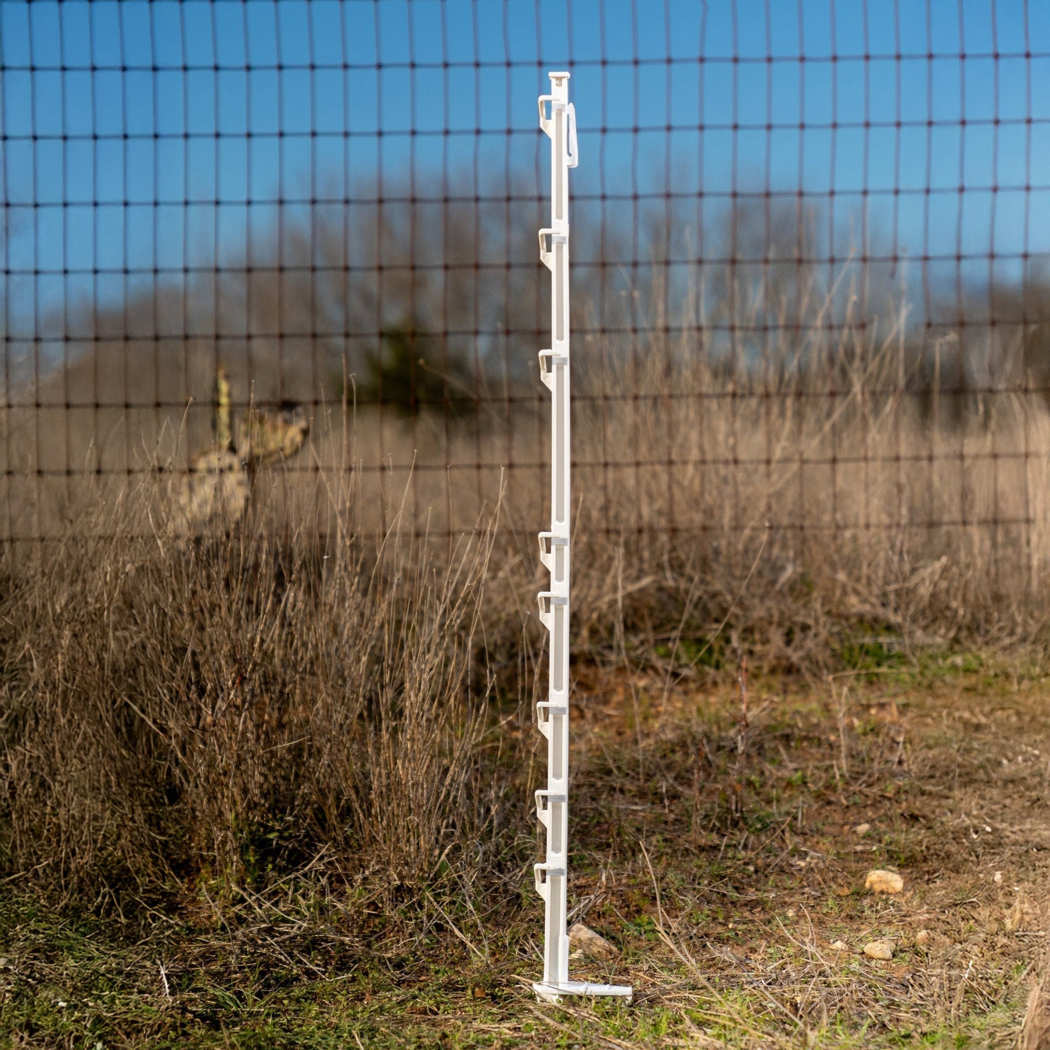 O'Brien Tredaline Step-In Fence Post (White) | Powerflex