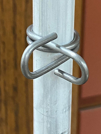 stainless butterfly spring clips - 0