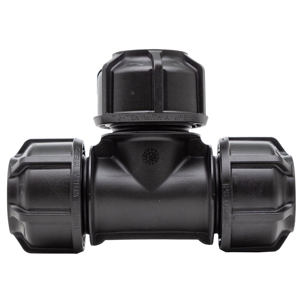 Philmac Standard Tee IPS-OD – Compression Tee Fitting for PE Pipe ...