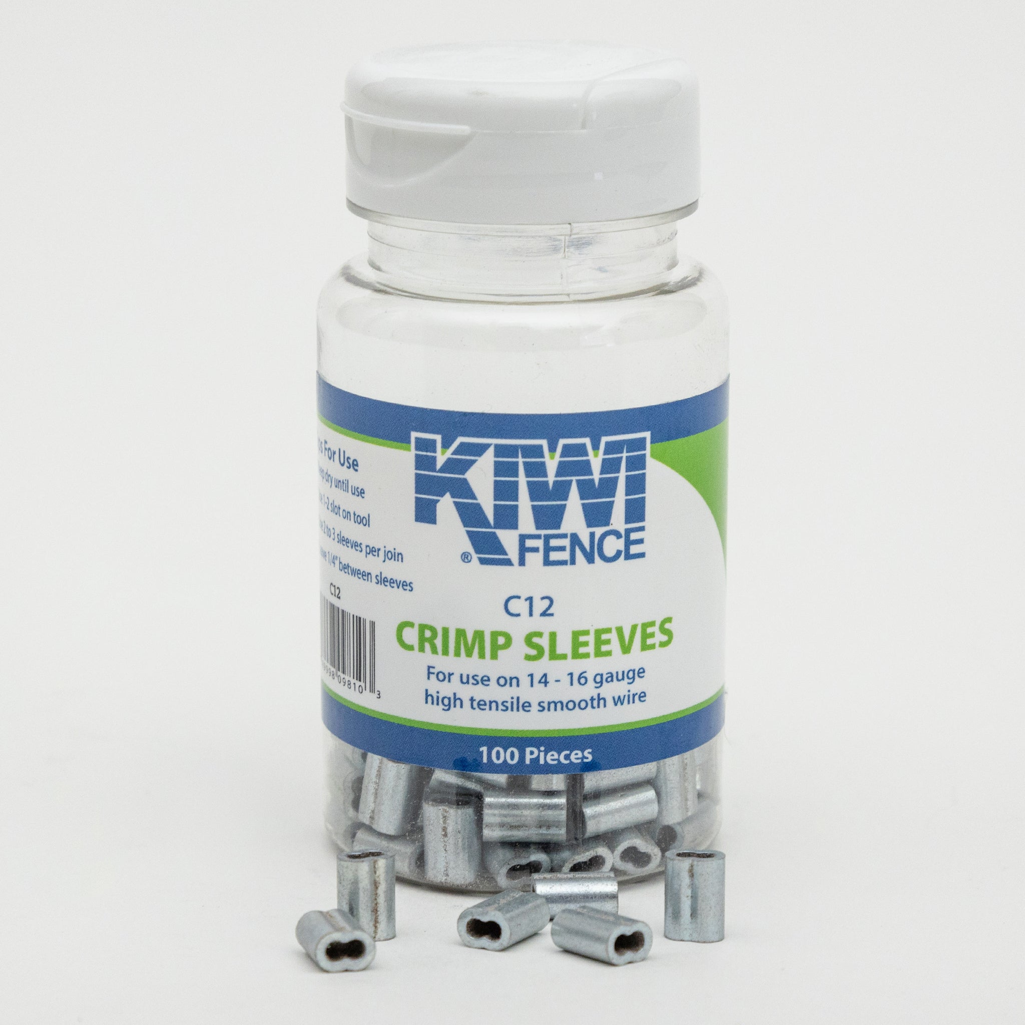 Crimp Sleeves C12 (14-16 ga. Smooth) 100 pk | Powerflex