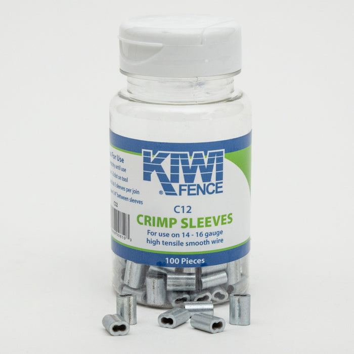 Crimp Sleeves C12 (14-16 ga. Smooth) 100 pk