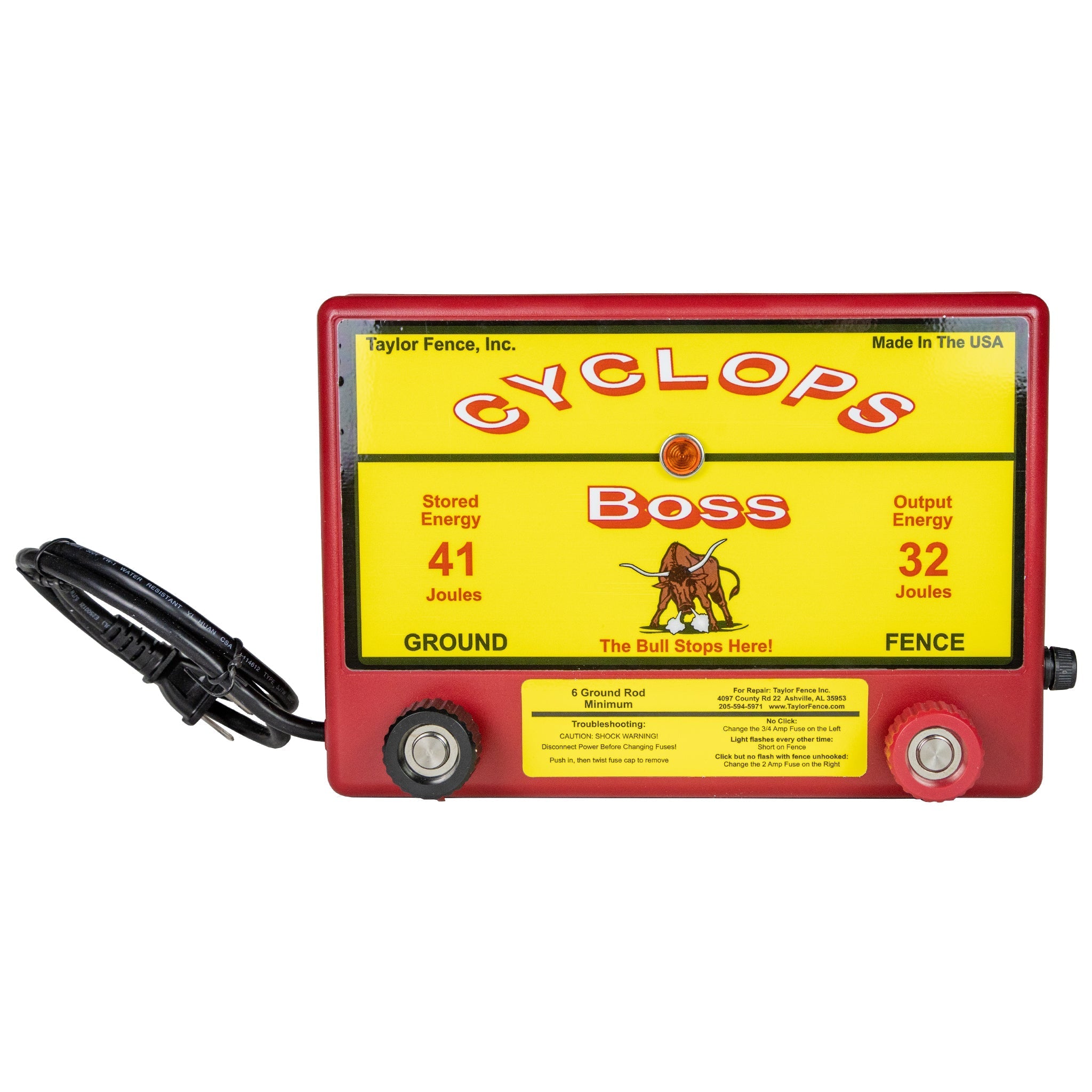 Cyclops BOSS 32-Joule AC Energizer | Powerflex