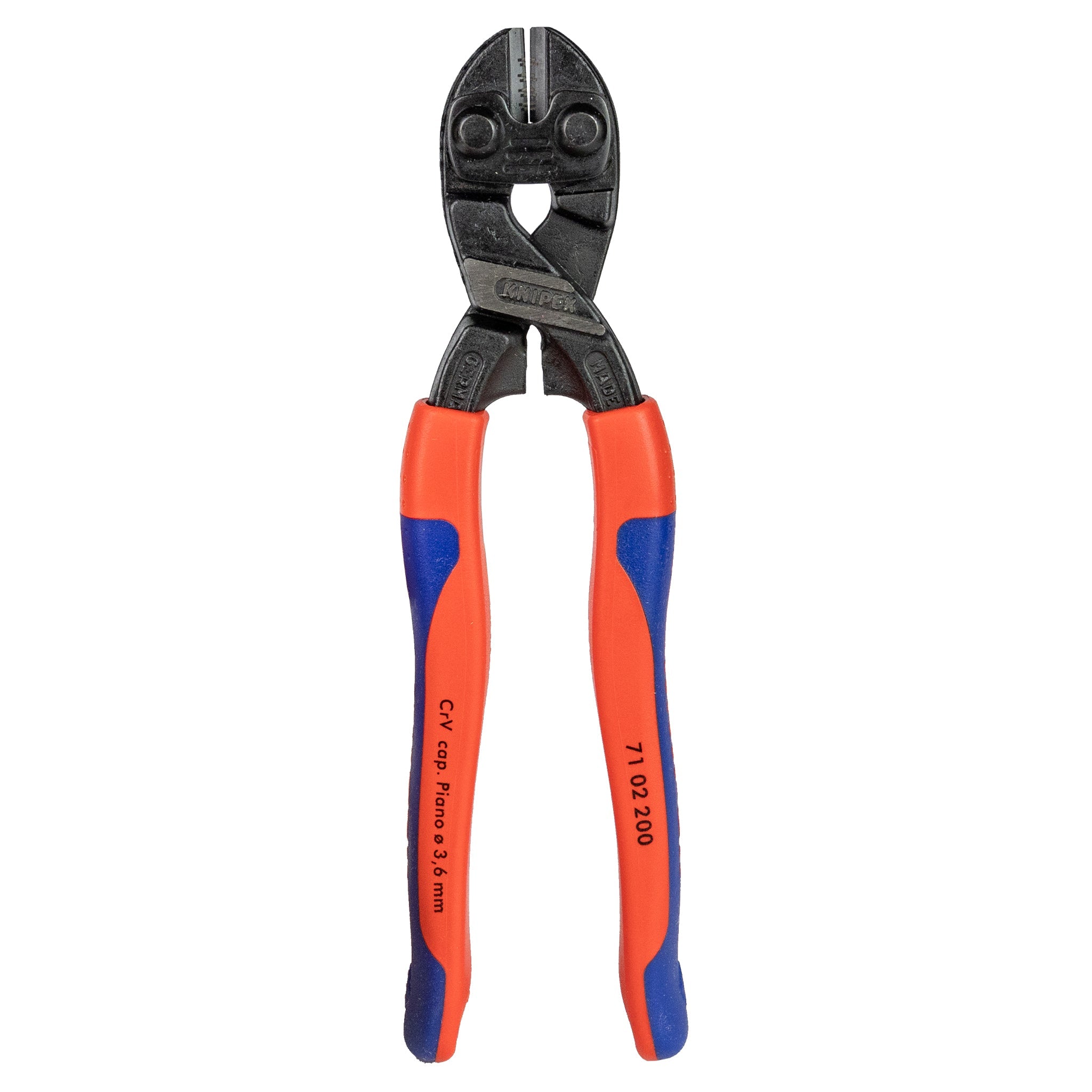 KNIPEX 7102-8'  Lever Action-Center Cut [COMFORT GRIP] | Powerflex