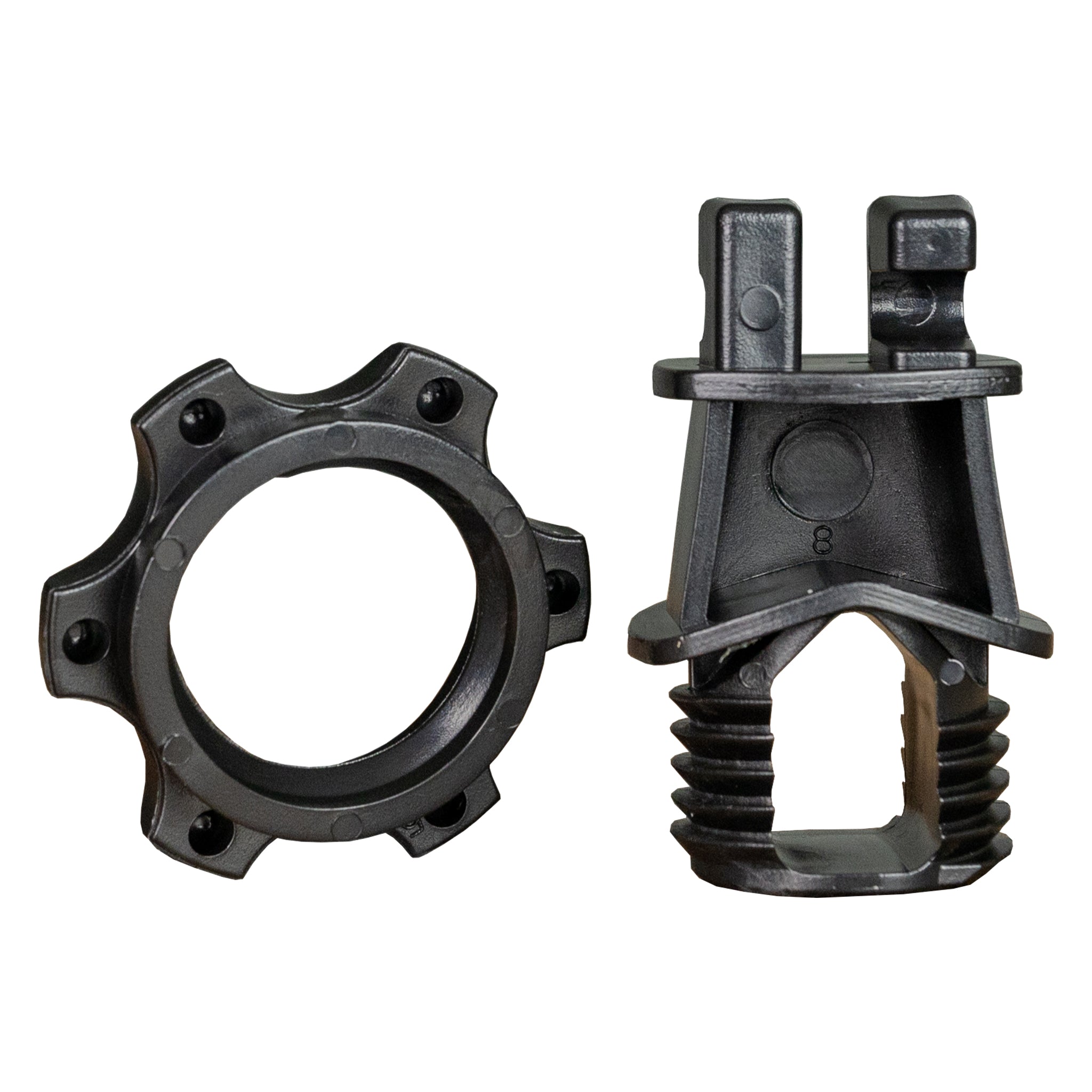 Speedrite Round Post Claw Insulator fits rod posts 1/4' to 9/16" (Bag of 25) | Powerflex