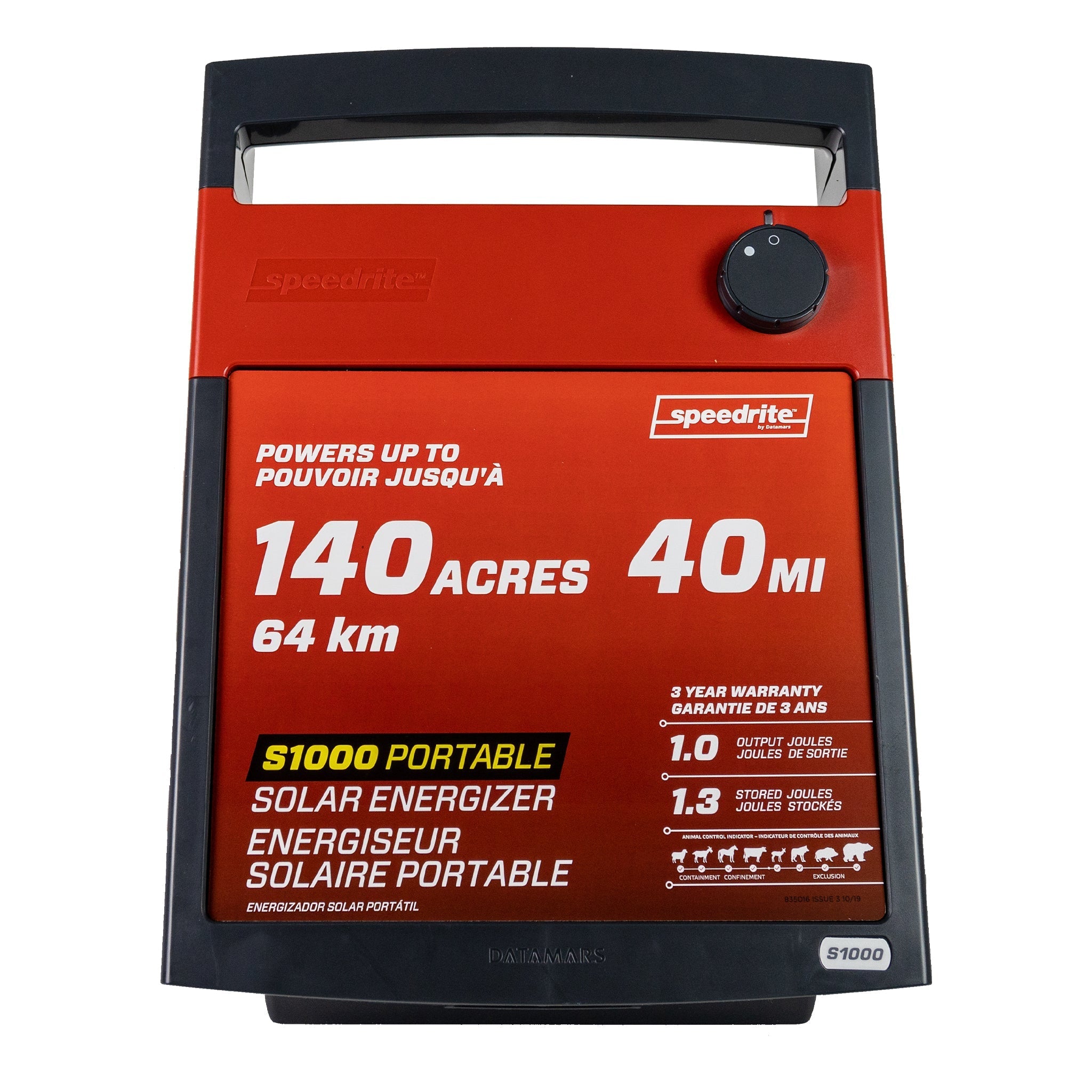 Speedrite S1000 Solar Energizer, 1J output, 12V battery included | Powerflex